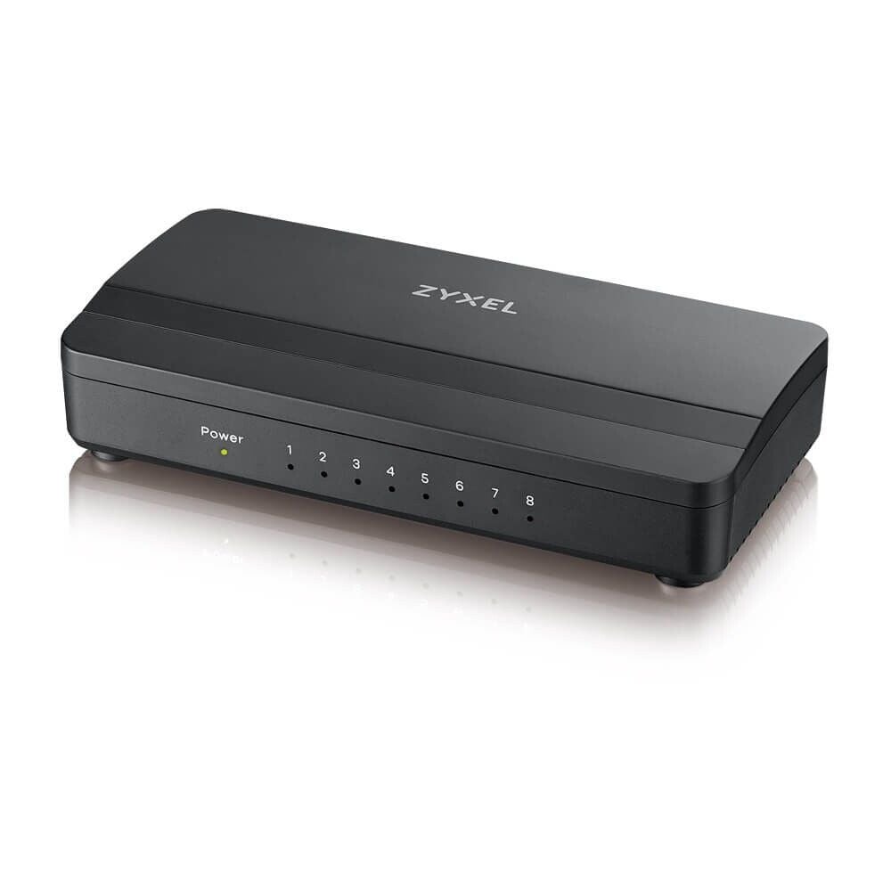 ZYXEL GS-108S V2 8 PORT MASAÜSTÜ GİGABİT ETHERNET MEDYA SWITCH