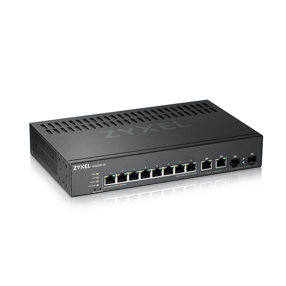 ZYXEL GS2220-10 8-PORT GBE L2 SWITCH WITH GBE UPLINK