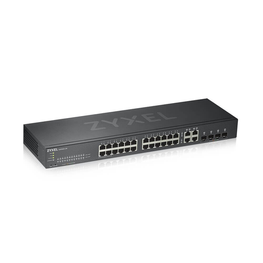ZYXEL NEBULA GS1920-24 V2 24 PORT 24x10/100/1000 + 4xDUAL SFP L2 YÖNETİLEBİLİR HYBRID SWITCH