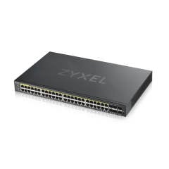 ZYXEL NEBULA GS1920-48HP V2 44 PORT 10/100/1000 + 4xSFP L2 YÖNETİLEBİLİR HYBRID POE SWITCH (375 WATT)