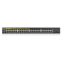ZYXEL GS1900-48HP 48 PORT 24x10/100/1000+24xPOE PORT+2xSFP L2 WEB YÖNETİLEBİLİR POE SWITCH (170 WATT)