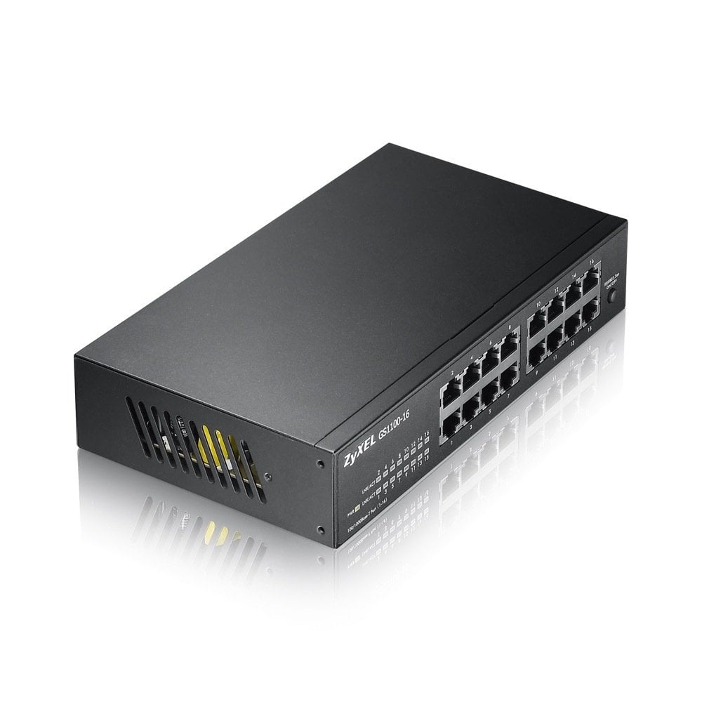 ZYXEL GS1100-16 16 PORT 10/100/1000 Mbps YÖNETİLEMEZ GIGABIT SWITCH V3