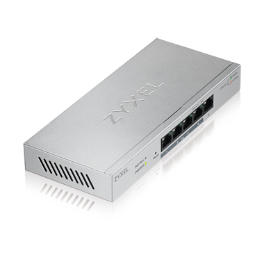 ZYXEL GS1200-5HP 1 PORT 10/100/1000 Mbps 4 PORT 10/100/1000 Mbps POE GIGABIT WEB YONETİLEBİLİR POE SWITCH V2 (60 WATT)