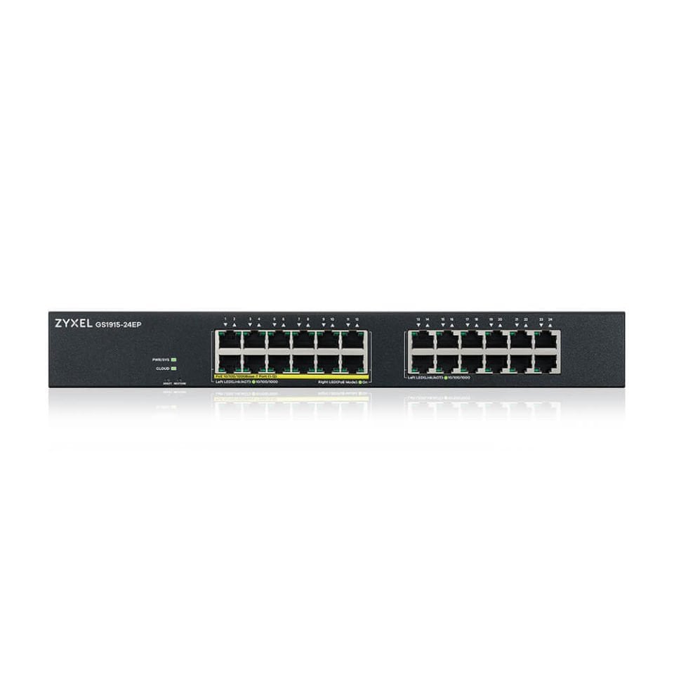 ZYXEL GS1915-24EP 24-port GbE Smart Managed PoE Switch
