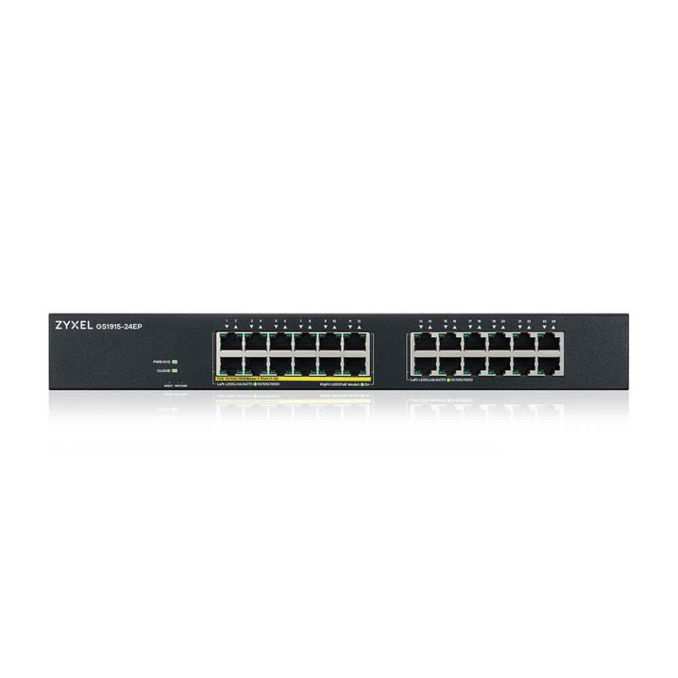 ZYXEL GS1915-24EP 24-port GbE Smart Managed PoE Switch