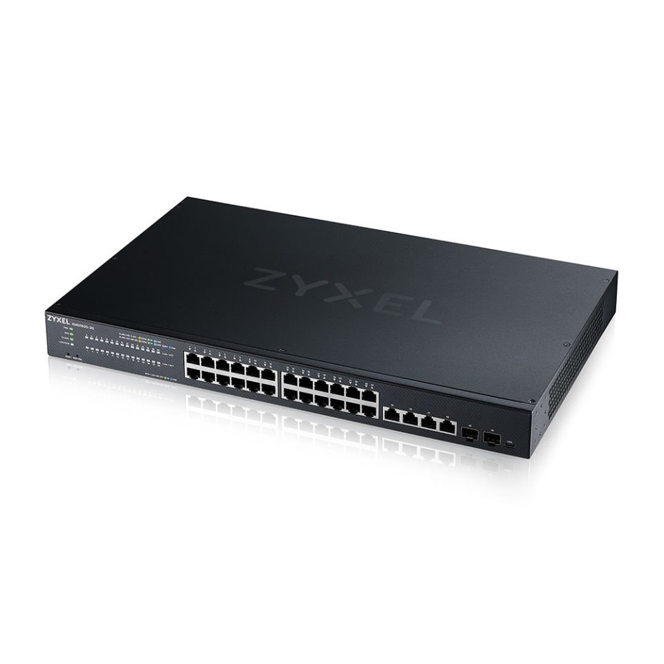 Zyxel XMG1930-30 24-PORT 2.5GbE SMART MANAGED LAYER 2 SWITCH WITH 4 10GbE-2 SFP+ UPLINK