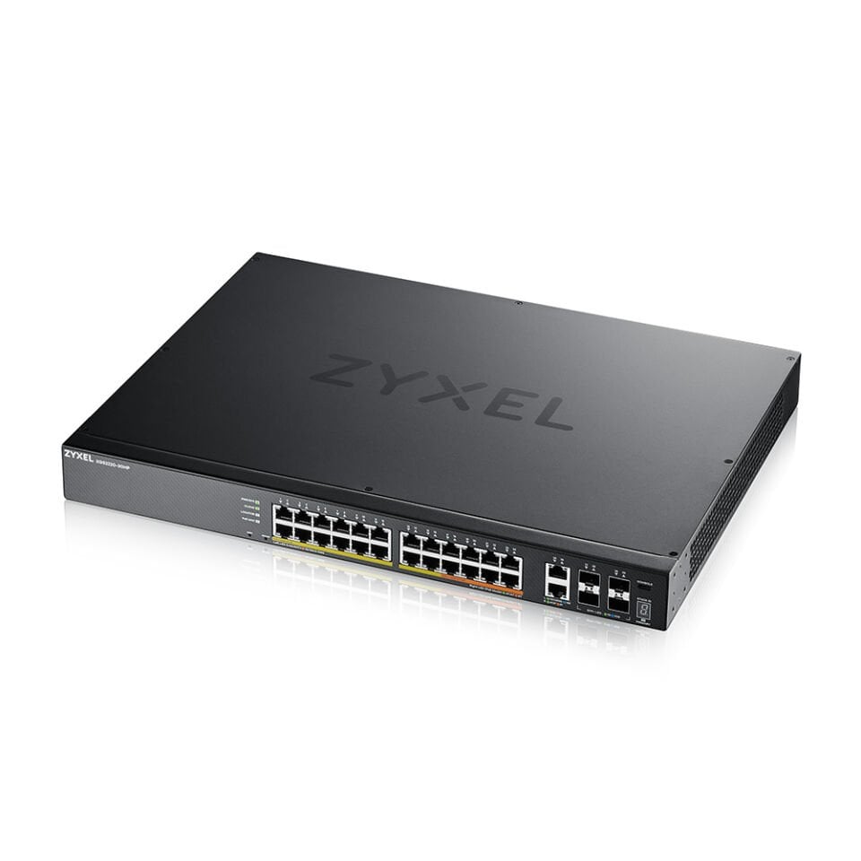 ZYXEL XGS2220-30 24 PORT GIGABIT RJ45 + 4x10G SFP PORT + 2 10G RJ45 L3 ACCESS SWITCH