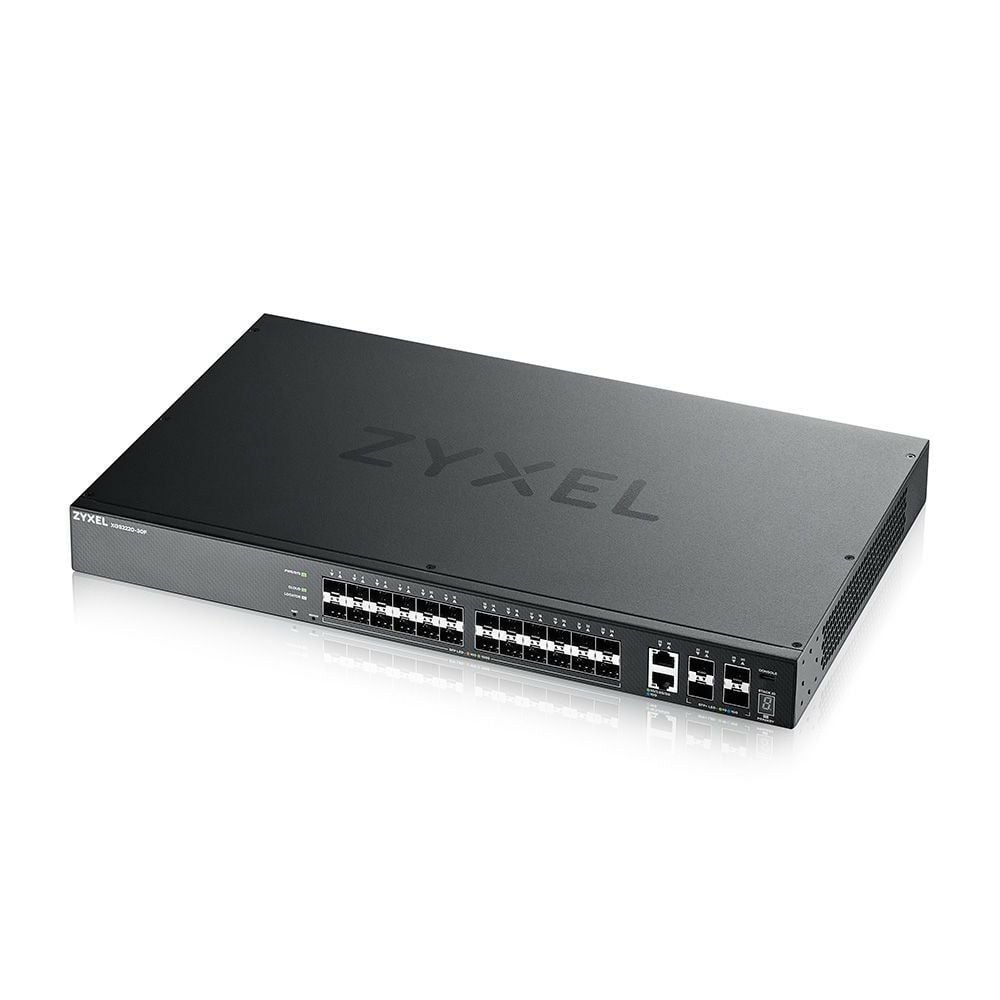 ZYXEL XGS2220-30F 24 PORT SFP L3 YÖNETİLEBİLİR ACCESS SWITCH + 6 10G UPLINK