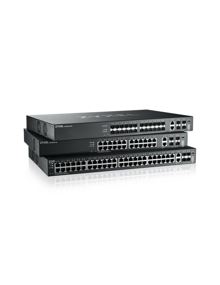 ZYXEL XGS2220-30F 24 PORT SFP L3 YÖNETİLEBİLİR ACCESS SWITCH + 6 10G UPLINK