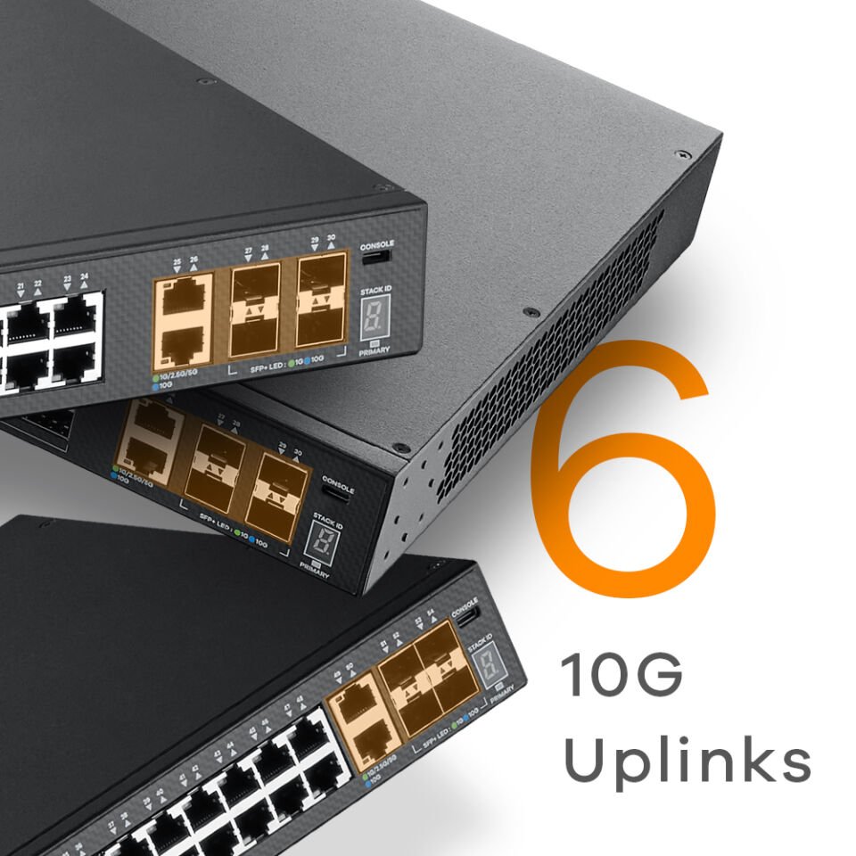 ZYXEL NEBULA XGS2220-54 48 PORT GBE L3 ACCESS SWITCH 6 PORT 10G UPLINK