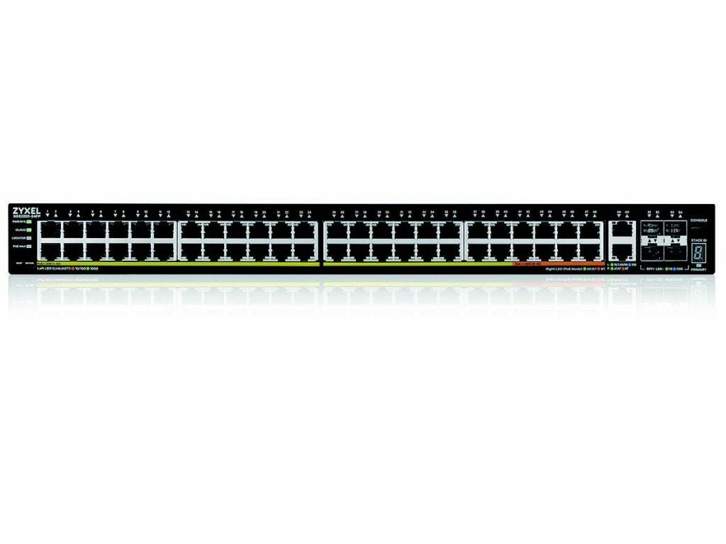 ZYXEL NEBULA XGS2220-54 48 PORT GBE L3 ACCESS SWITCH 6 PORT 10G UPLINK