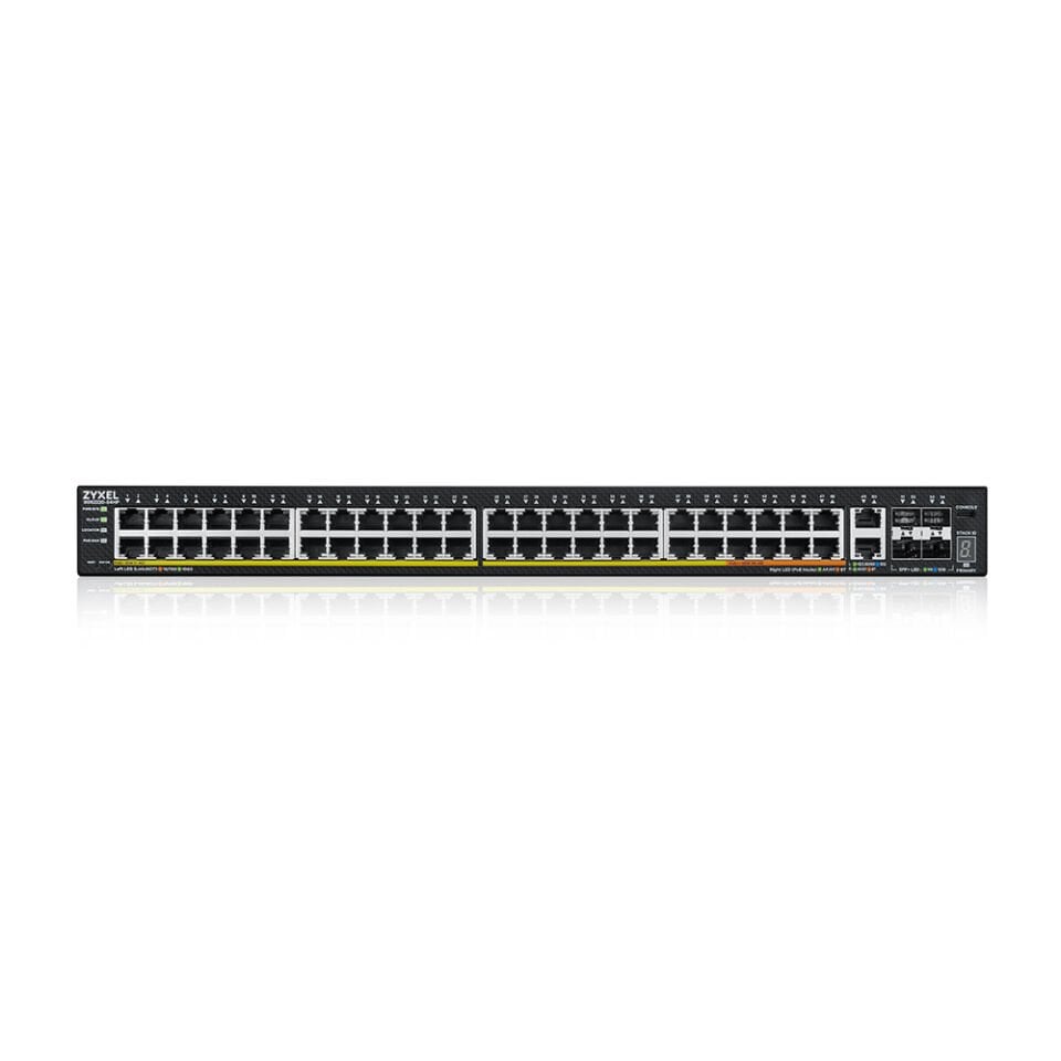 ZYXEL XGS2220-54FP 48 PORT GIGABIT L3 POE+ 6 10G UPLINK ACCESS POE+ SWITCH