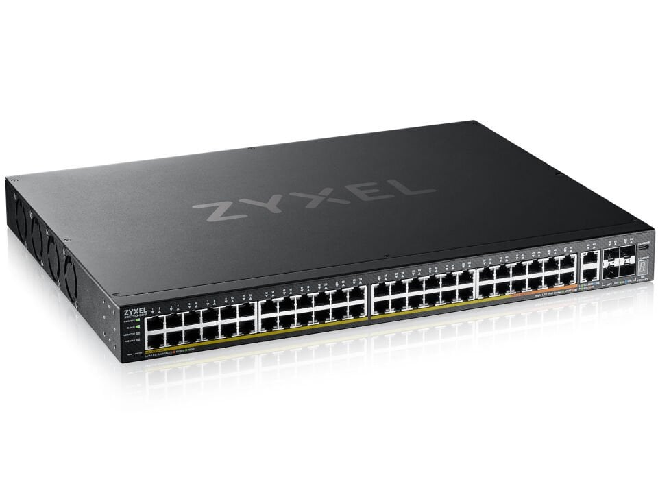 ZYXEL XGS2220-54FP 48 PORT GIGABIT L3 POE+ 6 10G UPLINK ACCESS POE+ SWITCH