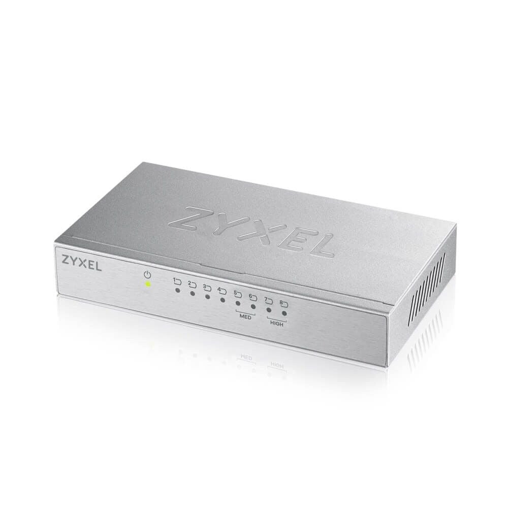 ZYXEL GS-108B 8 PORT 10/100/1000 MBPS SWITCH METAL KASA