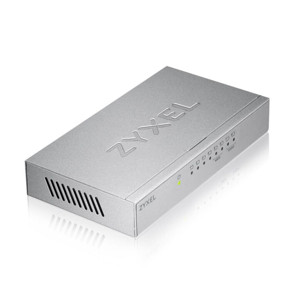 ZYXEL GS-108B 8 PORT 10/100/1000 MBPS SWITCH METAL KASA