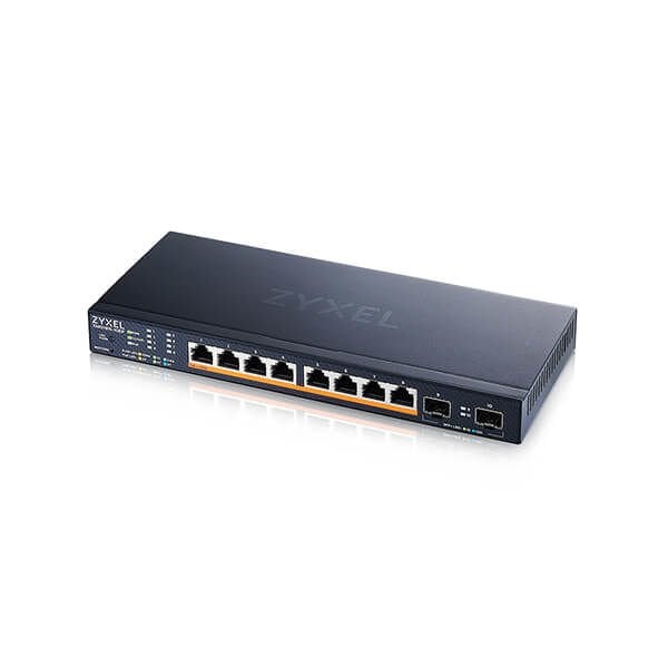 ZYXEL XMG1915-10EP 8-PORT 2.5GbE 2 SFP+ 8 x PoE++ 130W SMART MANAGED SWITCH