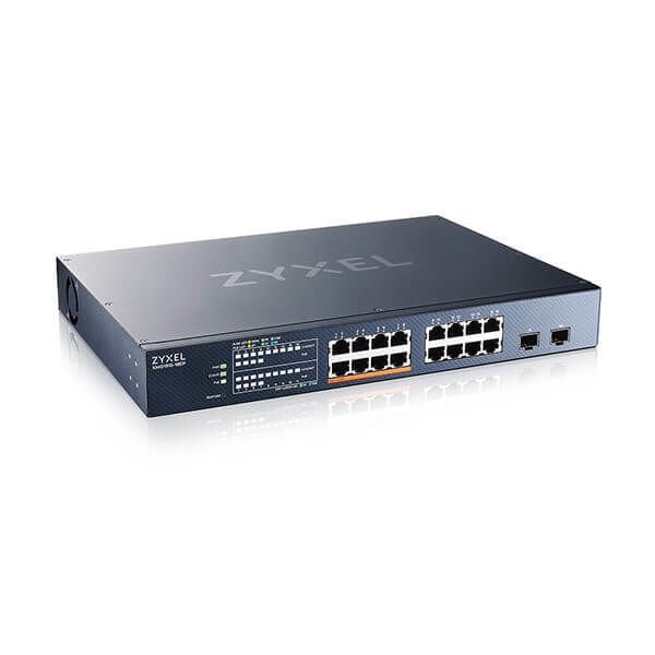 ZYXEL XMG1915-18EP 16-PORT 2.5GbE 2 SFP+ 8 x PoE++ 180W SMART MANAGED SWITCH