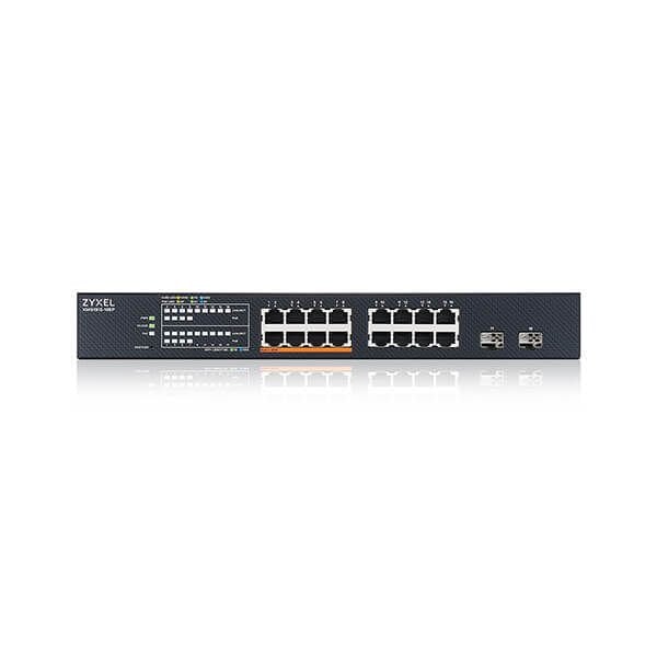 ZYXEL XMG1915-18EP 16-PORT 2.5GbE 2 SFP+ 8 x PoE++ 180W SMART MANAGED SWITCH