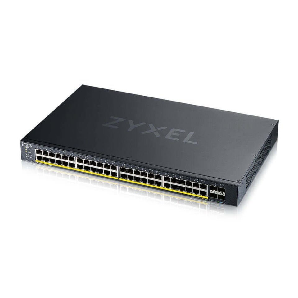 ZYXEL XGS1935-52HP 48 PORT GbE PoE Lite-L3 SMART MANAGED SWITCH WITH 4 10G UPLINK