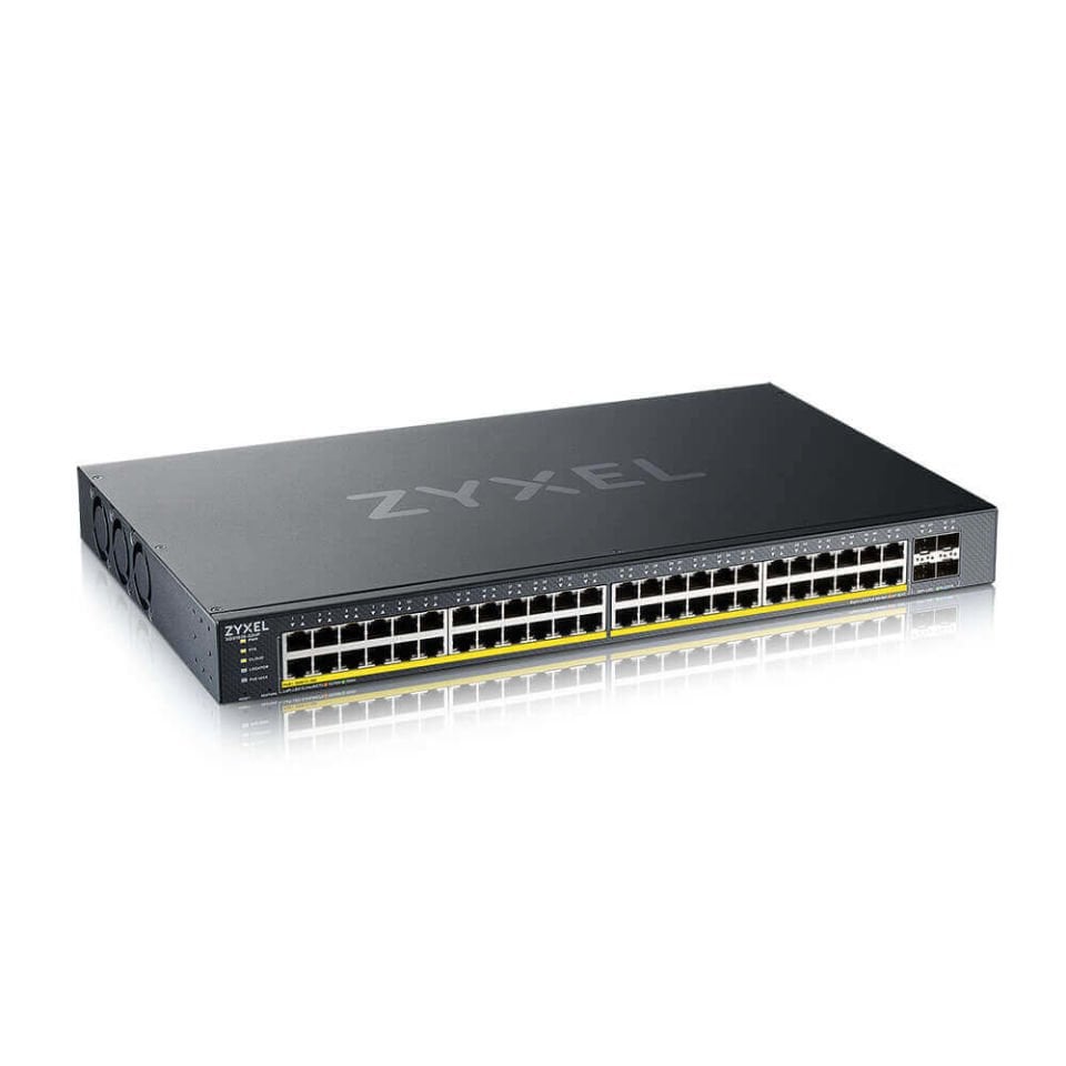 ZYXEL XGS1935-52HP 48 PORT GbE PoE Lite-L3 SMART MANAGED SWITCH WITH 4 10G UPLINK