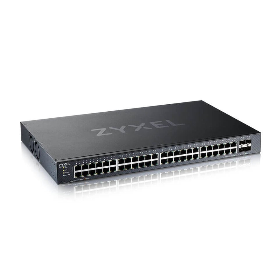 ZYXEL XGS1935-52 48 PORT GbE Lite-L3 SMART MANAGED SWITCH WITH 4 10G UPLINK