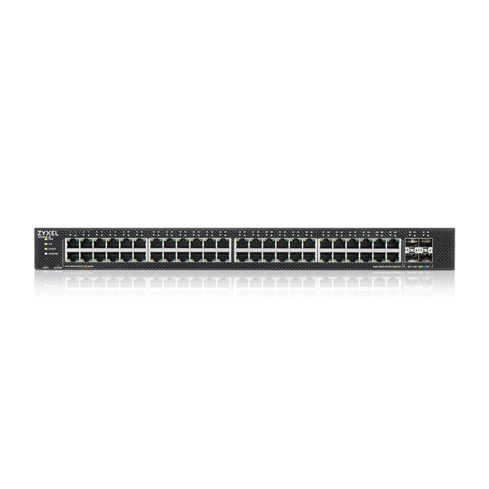 ZYXEL XGS1935-52 48 PORT GbE Lite-L3 SMART MANAGED SWITCH WITH 4 10G UPLINK
