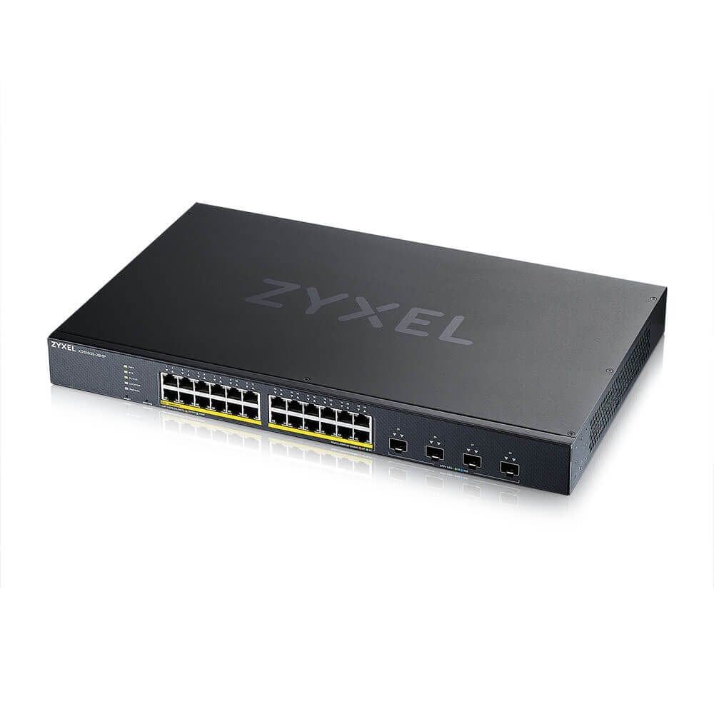 ZYXEL XGS1935-28HP 28 PORT GbE Lite-L3 SMART MANAGED SWITCH WITH 4 10G UPLINK