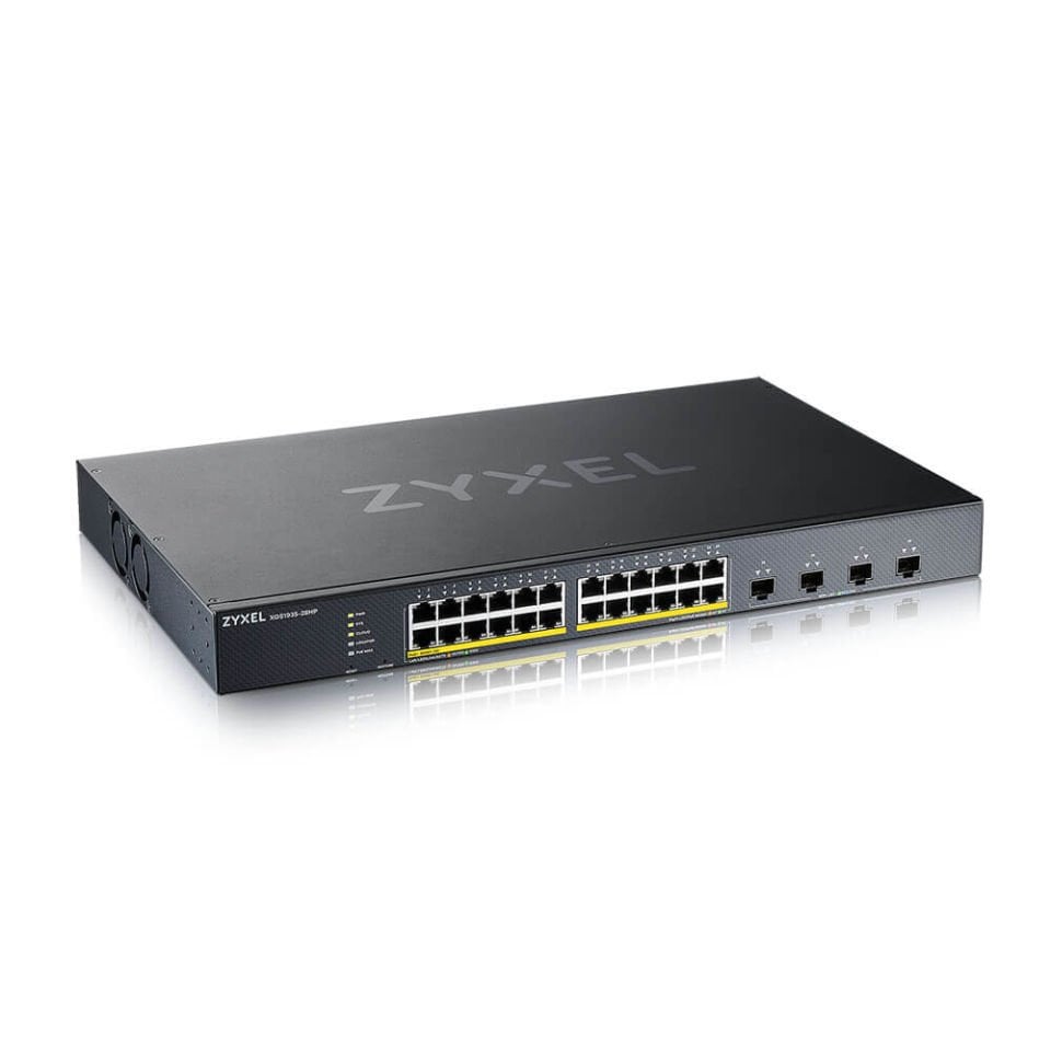 ZYXEL XGS1935-28HP 28 PORT GbE Lite-L3 SMART MANAGED SWITCH WITH 4 10G UPLINK