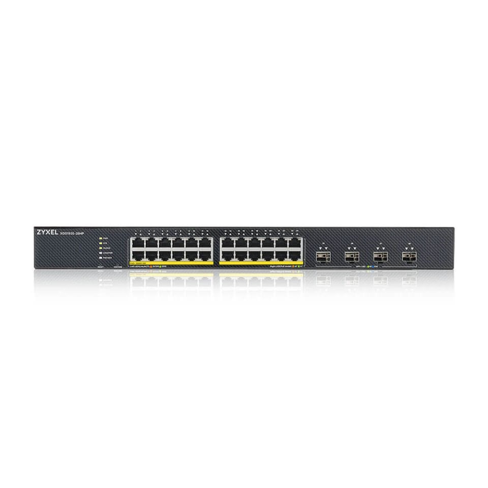 ZYXEL XGS1935-28HP 28 PORT GbE Lite-L3 SMART MANAGED SWITCH WITH 4 10G UPLINK